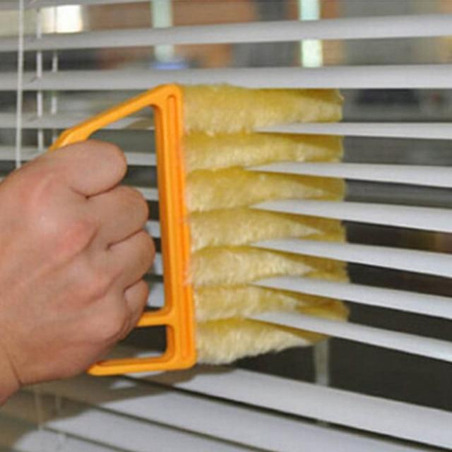 Kalsten | Useful Microfiber Window cleaning brush air Conditioner Duster cleaner with washable venetian blind blade cleaning cloth