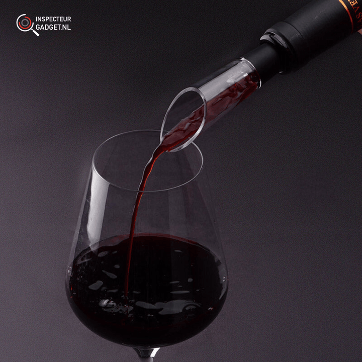 Kalsten | Vinolux 4-in-1 Electric Wine Opener Set – Corkscrew, Foil Cutter, Aerator & Vacuum Stopper