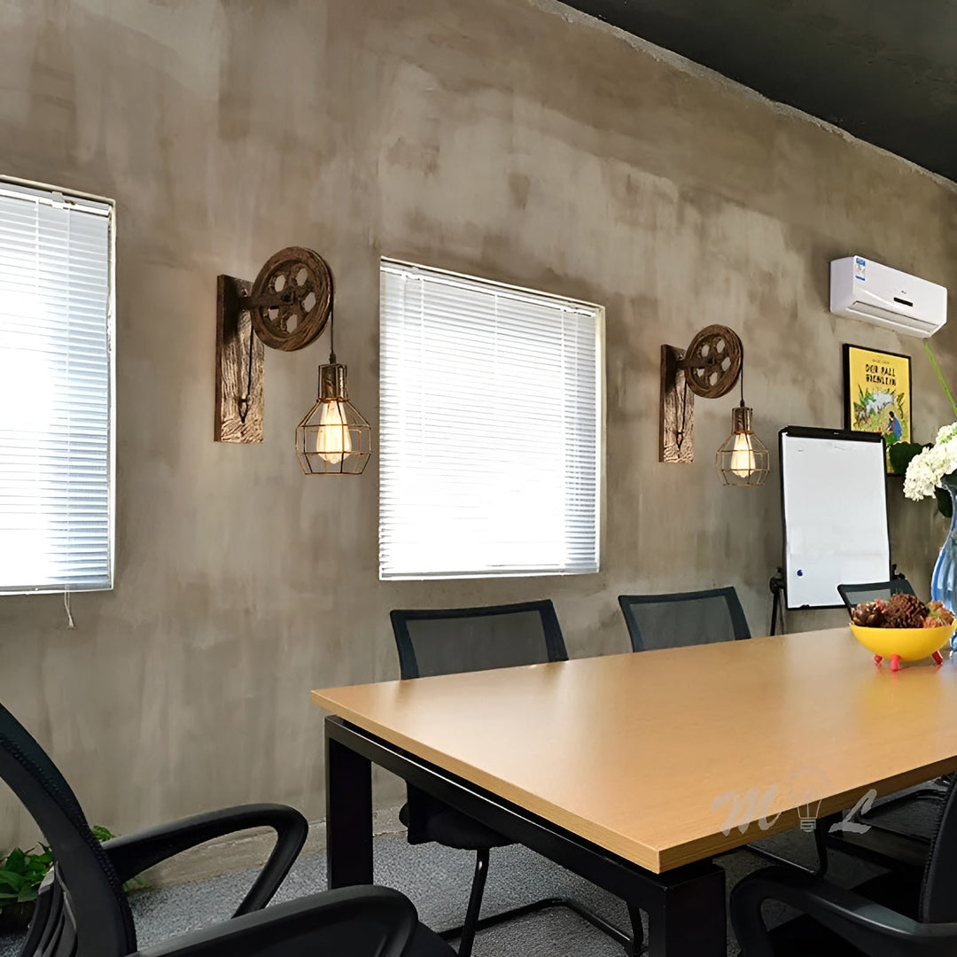Vintage Industrial LED Wall Lamp - IronGlare