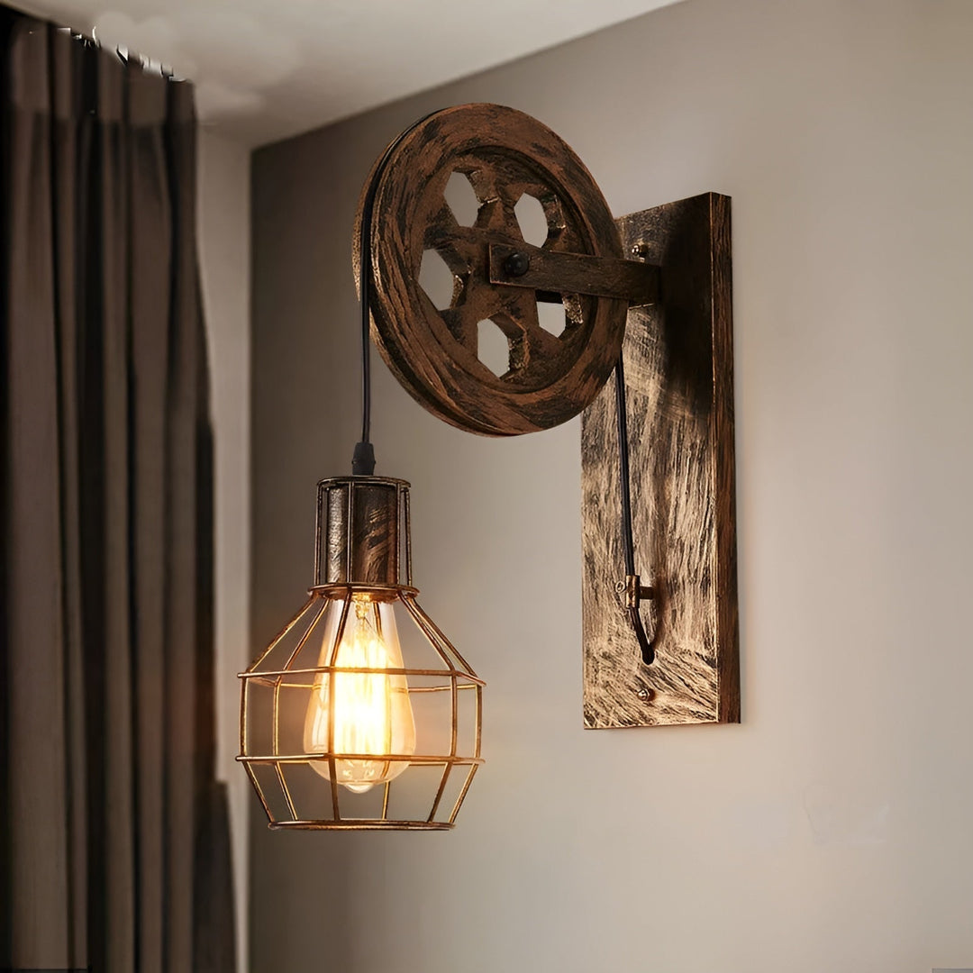 Vintage Industrial LED Wall Lamp - IronGlare