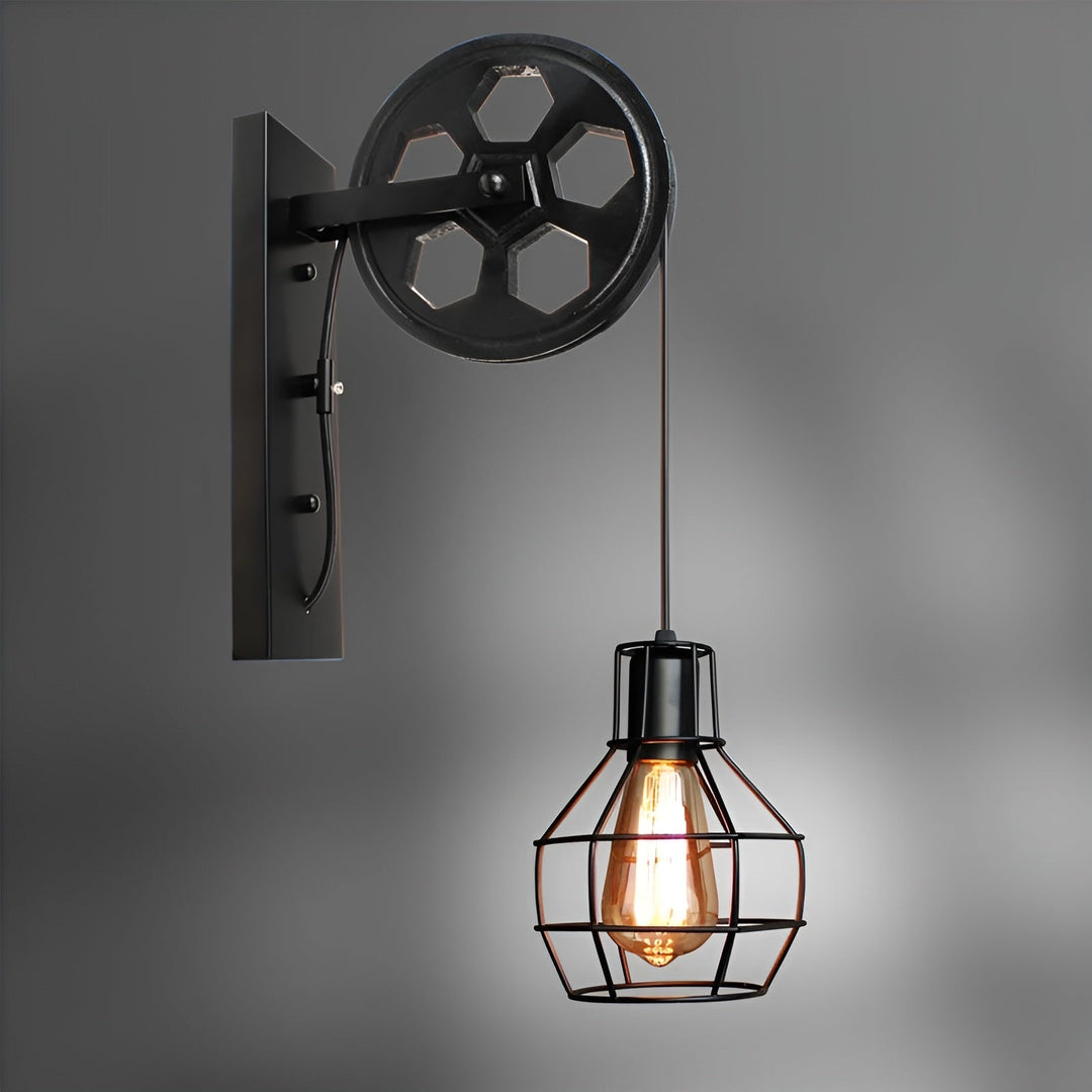 Vintage Industrial LED Wall Lamp - IronGlare