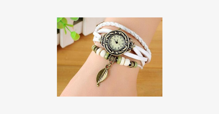 Kalsten | The Boho-Chic Leaf Vintage Watch