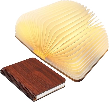 Foldable Wooden LED Book Table Lamp Kalsten
