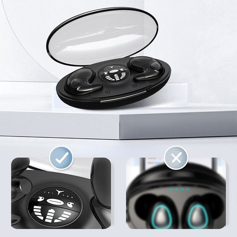 Kalsten | Silentone Invisible Sleep Headphones Wireless | Bluetooth 5.3 | Noise Cancellation & IPX5 Waterproof | 24h Battery Life