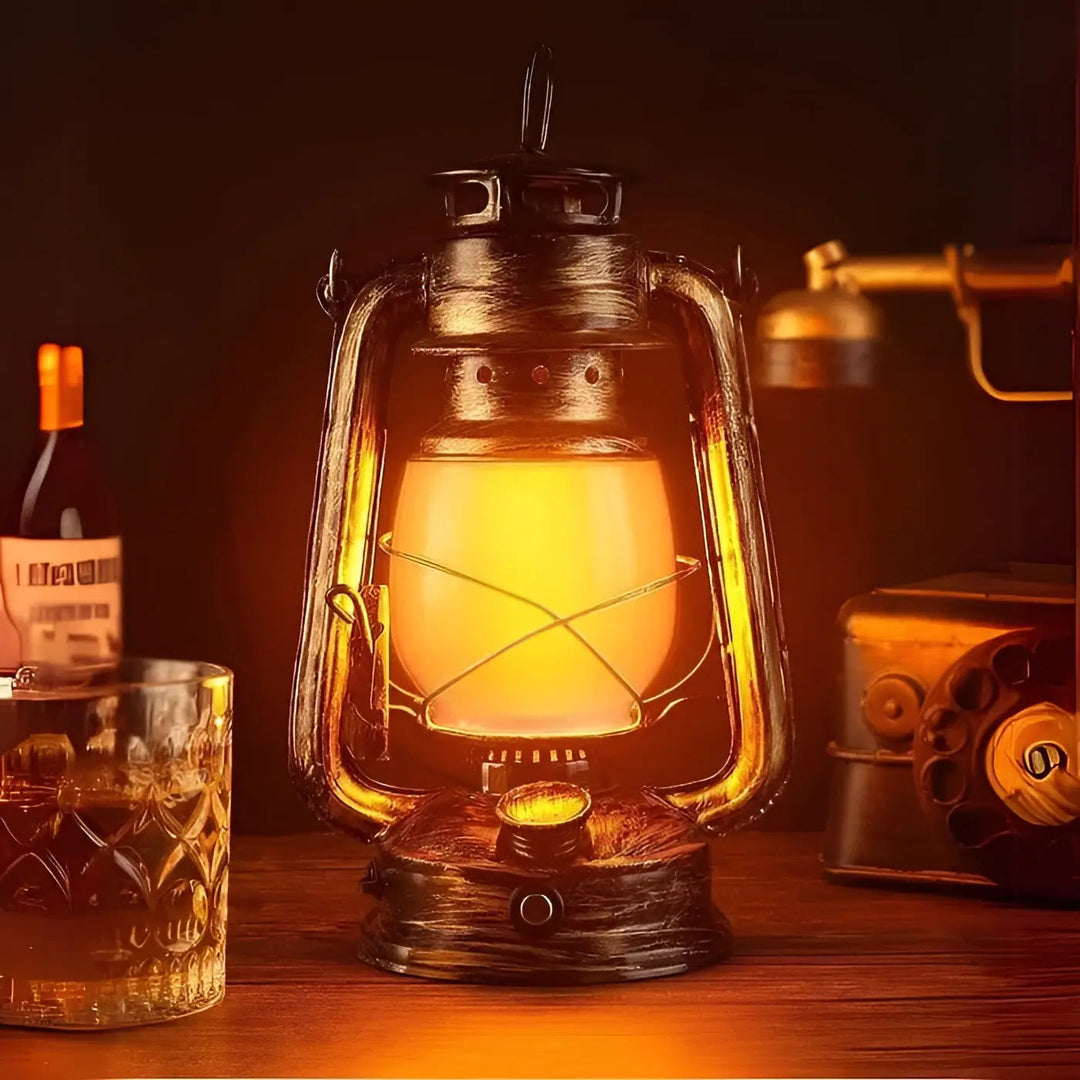 Industrial LED Hanging Lamp - for Cozy Evenings & Outdoor Use Kalsten